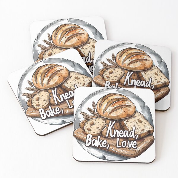 Item preview, Knead, Bake, Love - The Artisan's Emblem designed and sold by Liseri.