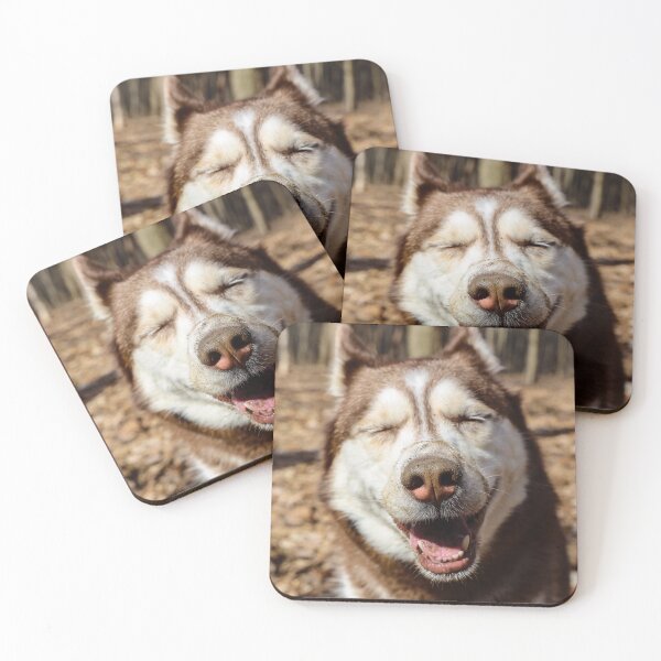 Item preview, Happy Siberian Husky Dog designed and sold by VanGaldo.