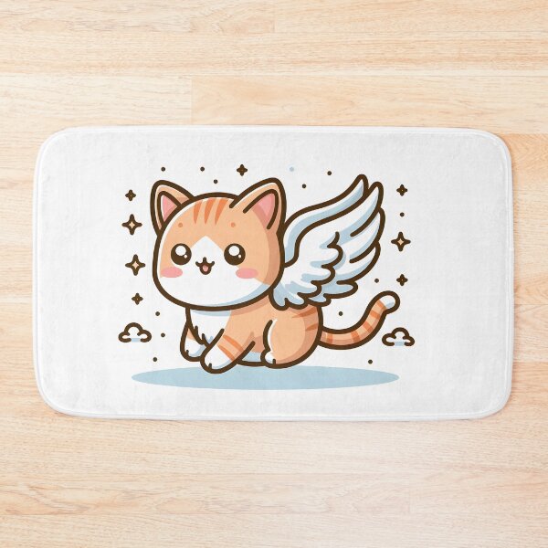 Item preview, Kawaii Cat With Wings designed and sold by CanvasCutie.