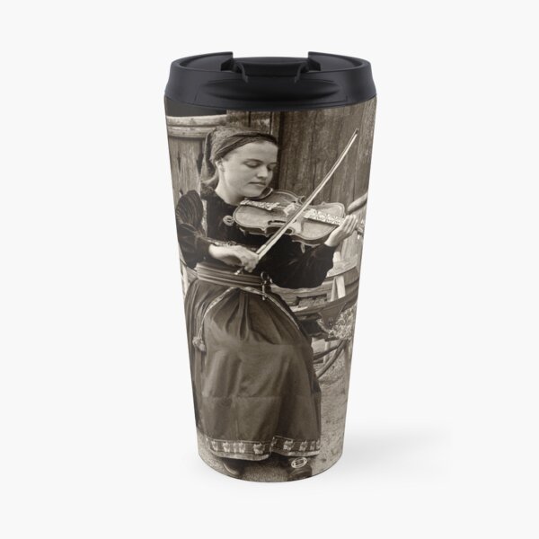 Hardanger fiddle player Travel Mug