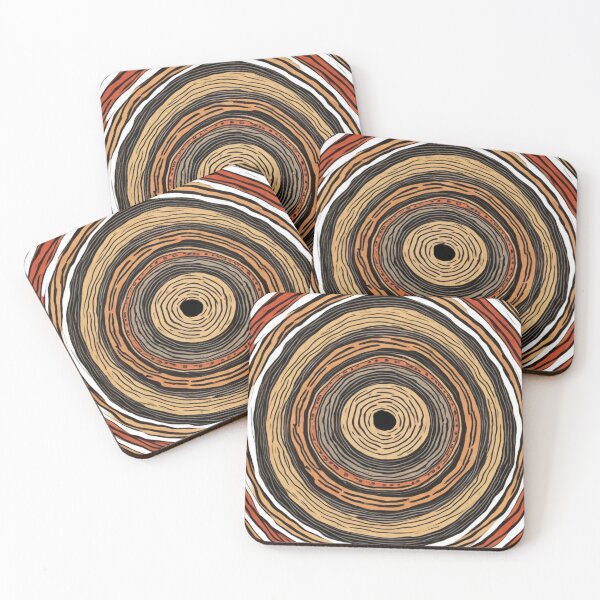 Item preview, Asmat pattern colorful circles designed and sold by jsebouvi.