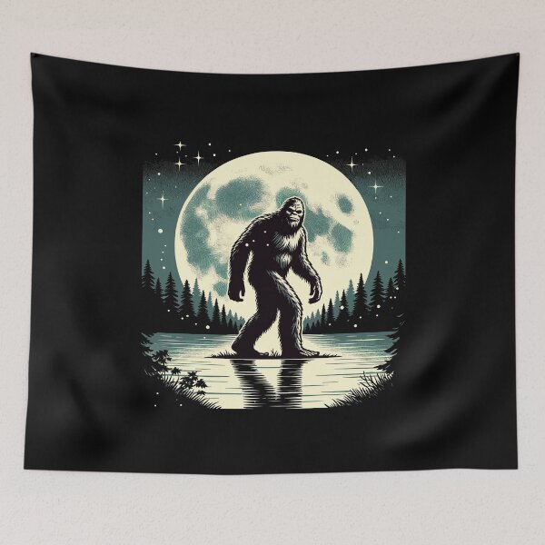 Artikelvorschau, Moon Bigfoot Sasquatch Cool Bigfoot entworfen und verkauft von KsuAnn.
