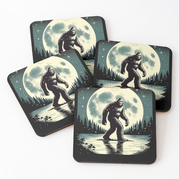 Item preview, Moon Bigfoot Sasquatch Cool Bigfoot designed and sold by KsuAnn.