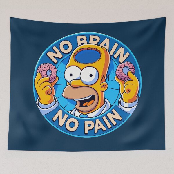 Item preview, No brain, no pain designed and sold by TevAr.