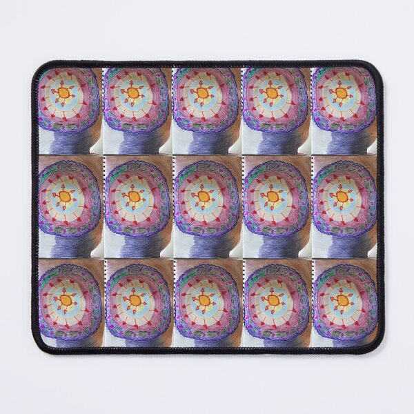 Item preview, Multicoloured Mandala With An Colourful Background . designed and sold by PodmenikArt.