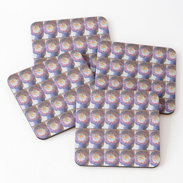 Item preview, Multicoloured Mandala With An Colourful Background . designed and sold by PodmenikArt.