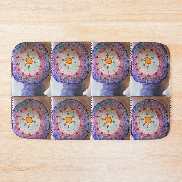 Item preview, Multicoloured Mandala With An Colourful Background . designed and sold by PodmenikArt.