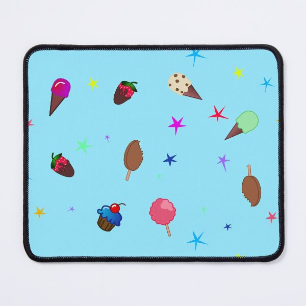 Item preview, Dessert Pattern on Sky Blue designed and sold by Elizabeth's Music & Arts.