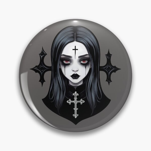 Artikelvorschau, Dark Cross Pale Goth Girl Aesthetic - Alt Girl entworfen und verkauft von MadnessEnvelope.