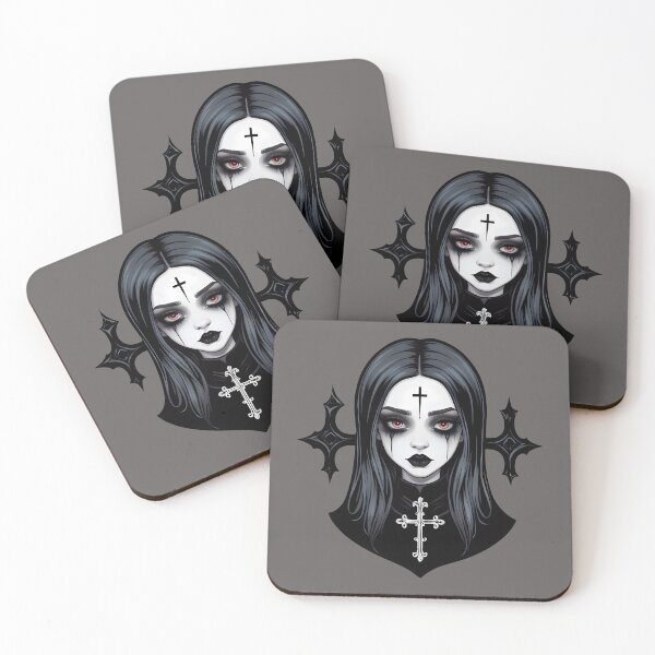 Item preview, Dark Cross Pale Goth Girl Aesthetic - Alt Girl  designed and sold by MadnessEnvelope.