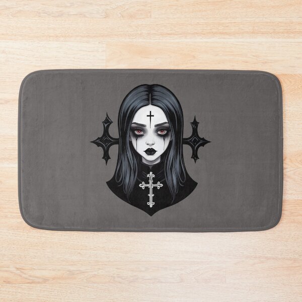 Item preview, Dark Cross Pale Goth Girl Aesthetic - Alt Girl  designed and sold by MadnessEnvelope.