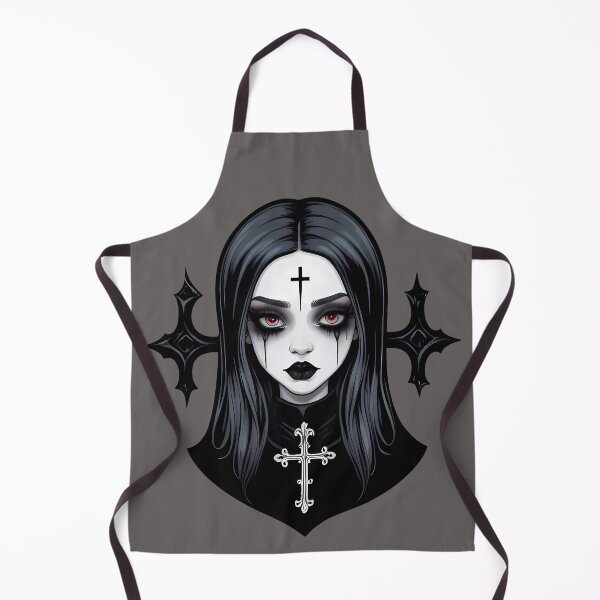 Item preview, Dark Cross Pale Goth Girl Aesthetic - Alt Girl  designed and sold by MadnessEnvelope.