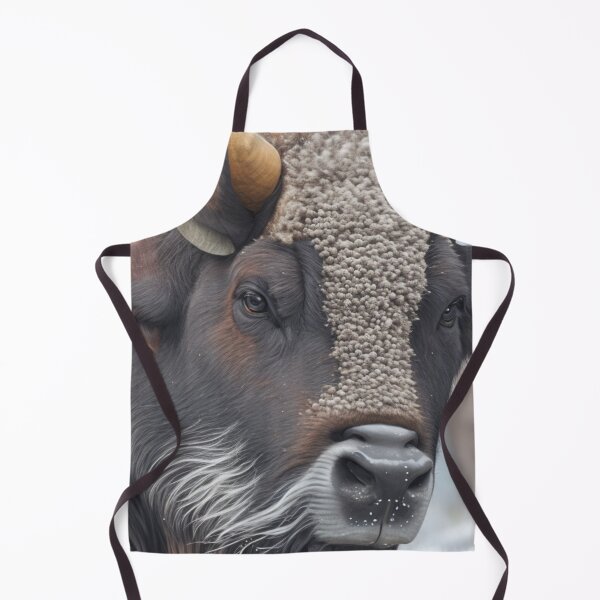 Item preview, Portrait of a buffalo designed and sold by jsebouvi.
