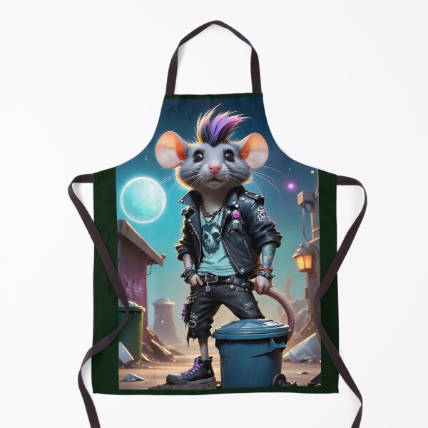 Item preview, Punk Ratter, fun space rat/punk rocker fantasy art pic designed and sold by PineappleBlend.