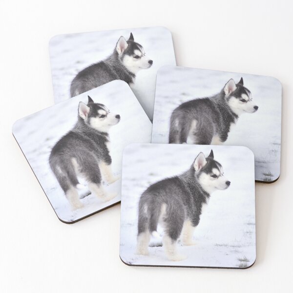 Item preview, Lovely Siberian Husky Puppy on Snow designed and sold by VanGaldo.