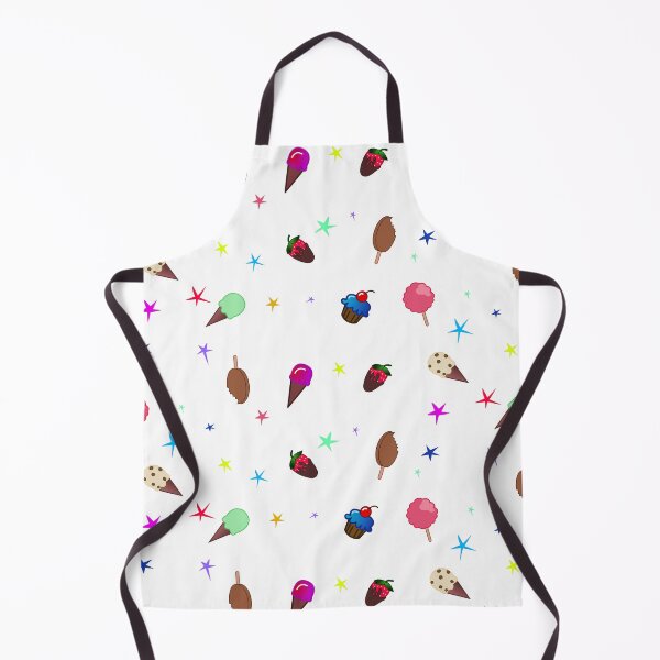 Item preview, Dessert Pattern on White designed and sold by Elizabeth's Music & Arts.