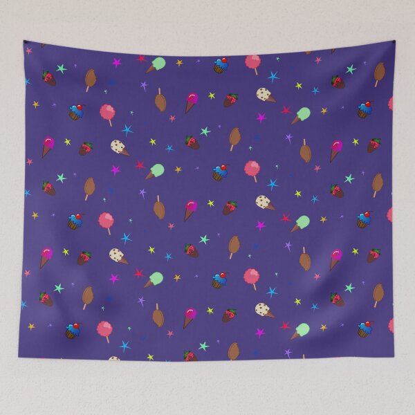 Item preview, Dessert Pattern on Purple designed and sold by Elizabeth's Music & Arts.