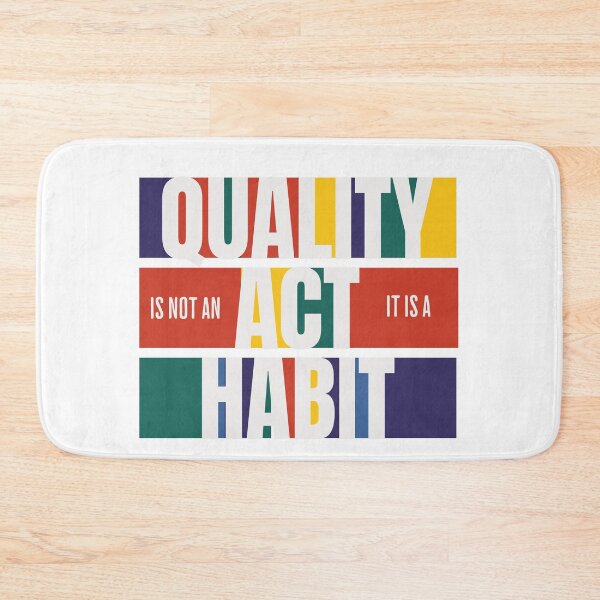 Item preview, Quality is not an Act it is a Habit designed and sold by softwaretesting.