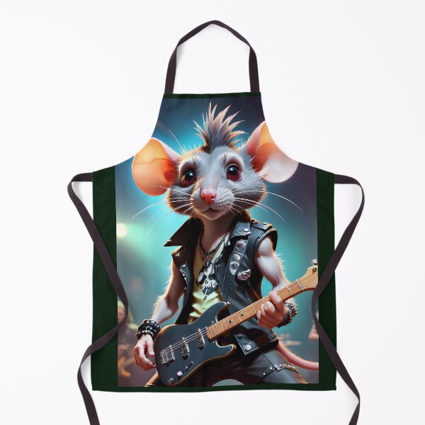 Item preview, Punk Ratter 2, fun space rat/punk rocker fantasy art pic designed and sold by PineappleBlend.