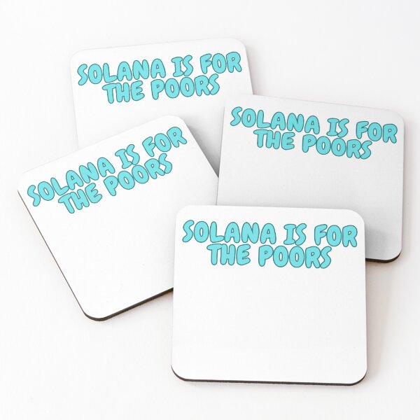 Item preview, solana is for the poors designed and sold by AngelArtss.