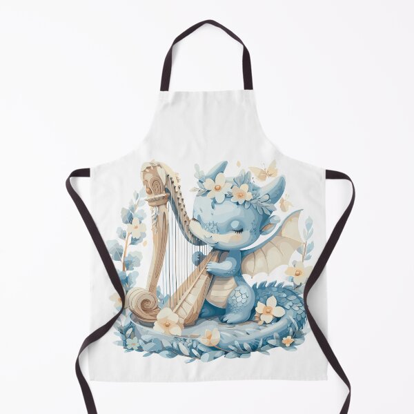 Item preview, Cute Dragon Harpist designed and sold by DragonFantasia.