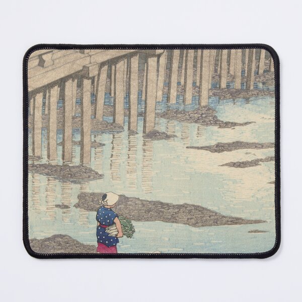Item preview, Japan Vintage Art - De Gion brug te Hondo in Amakusa - Kawase Hasui designed and sold by EmeraldeaArt.