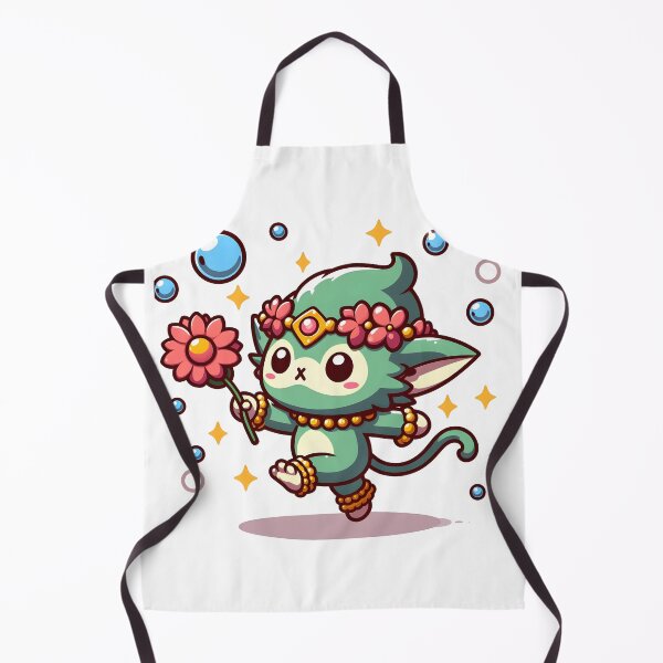 Item preview, Kawaii Dynamic Imp With Flower Anklet designed and sold by CanvasCutie.