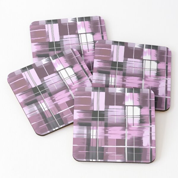 Item preview, Pink and mauve tartan designed and sold by Flowersonstuff.