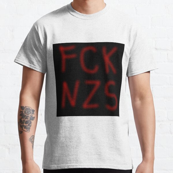 Vista previa del artículo con la obra «FCK Nueva Zelanda», diseñado y vendido por Natanael Warkentin.