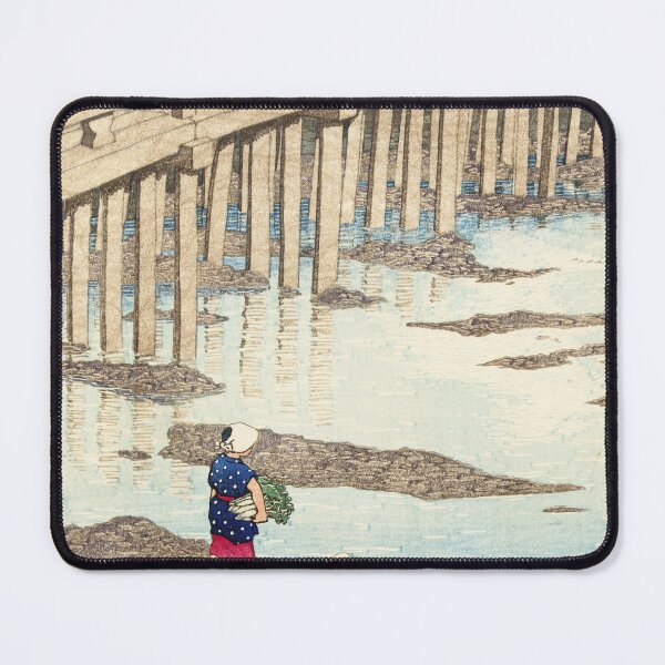 Item preview, De Gion brug te Hondo in Amakusa digitally enhanced edition- Kawase Hasui designed and sold by EmeraldeaArt.
