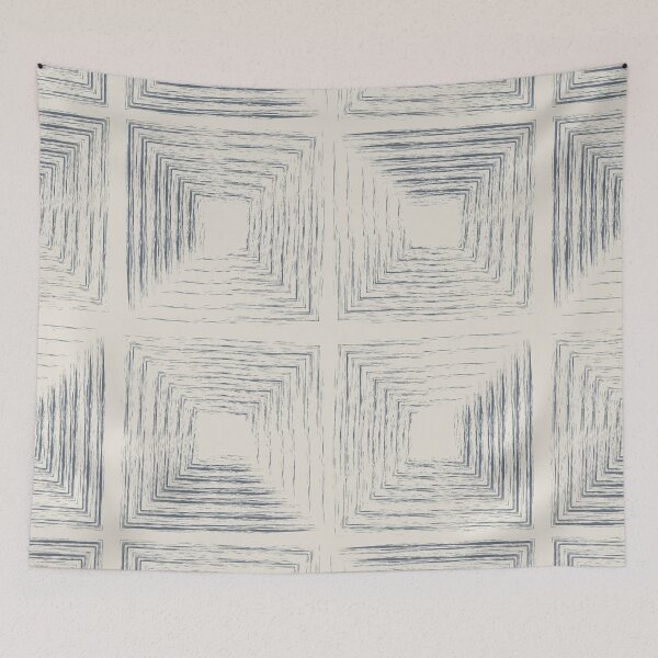 Item preview, Playing with geometry: boho macrame square designed and sold by PerlaDesignArt.
