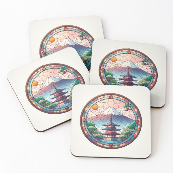 Item preview, fuji stained glass designed and sold by AinyRena.