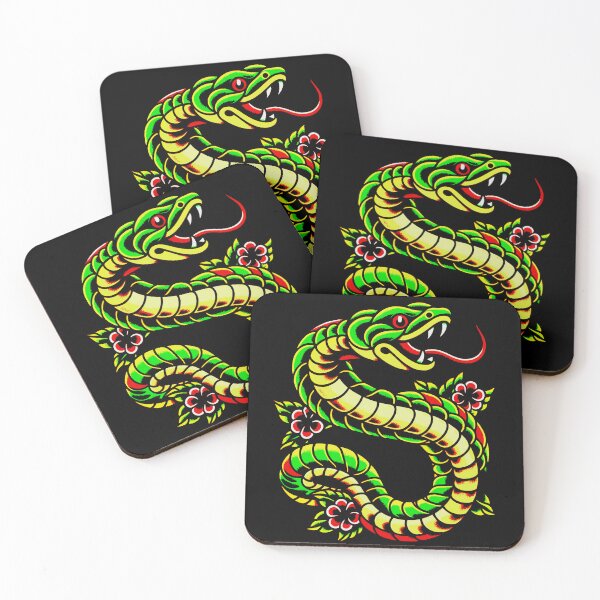 Item preview, Vintage snake tattoo design designed and sold by mwb1274.