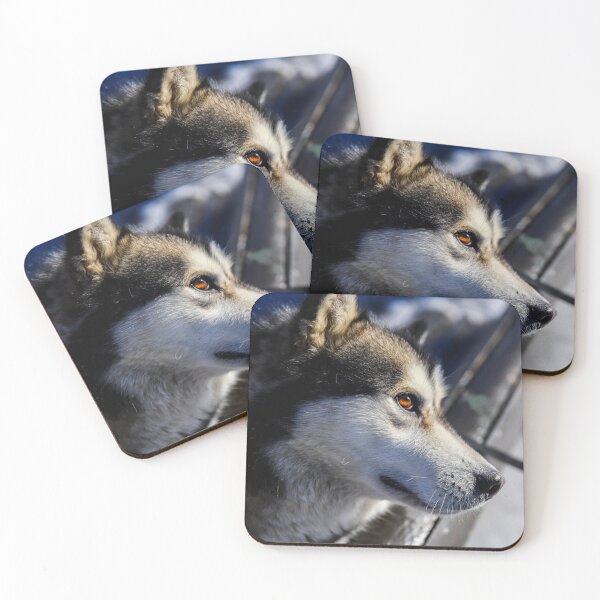 Item preview, Sideview Picture of Siberian Husky Dog designed and sold by VanGaldo.