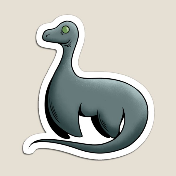 Item preview, The Lochness Monster Sticker designed and sold by CryptidFromHell.