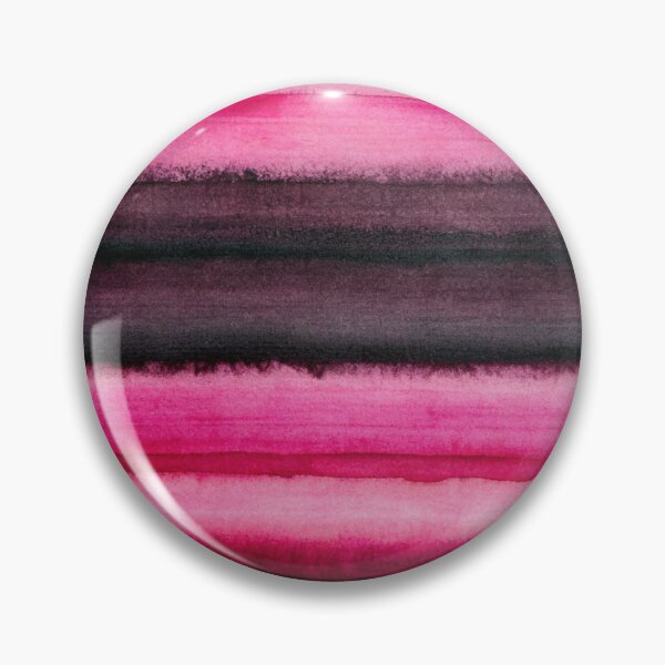 Item preview, Pink and black stripes, glam chic watercolor striped pattern designed and sold by patterncrow.