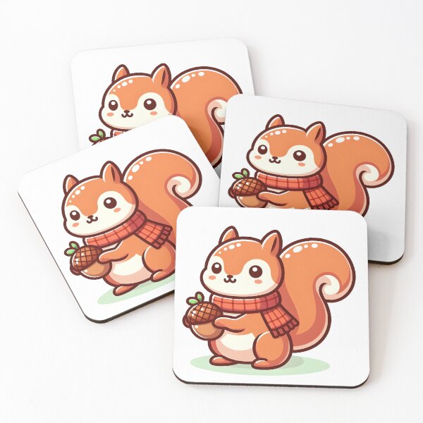 Item preview, Kawaii Squirrel: A Scarf designed and sold by CanvasCutie.