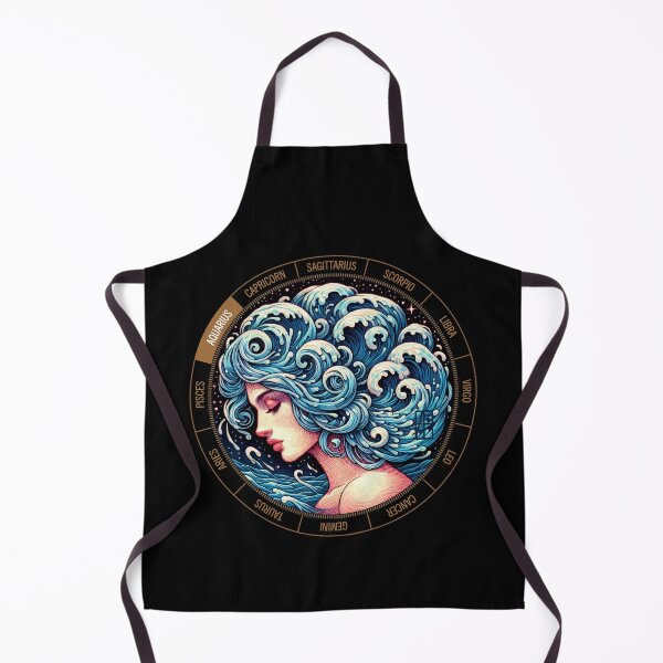 Item preview, ZODIAC Aquarius - Astrological AQUARIUS - AQUARIUS - ZODIAC sign - Van Gogh style - 4 designed and sold by ArtProjectShop.