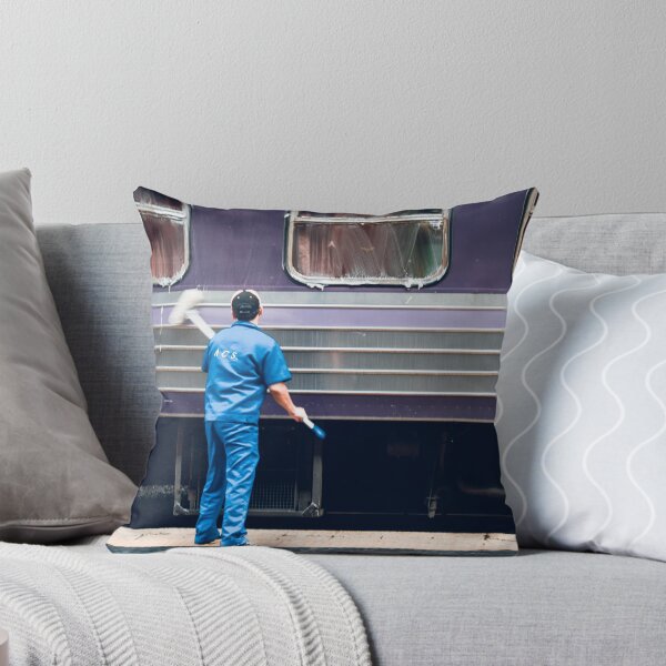 Item preview, Blue uniformed staff and purple cabin. designed and sold by Sirivoot.