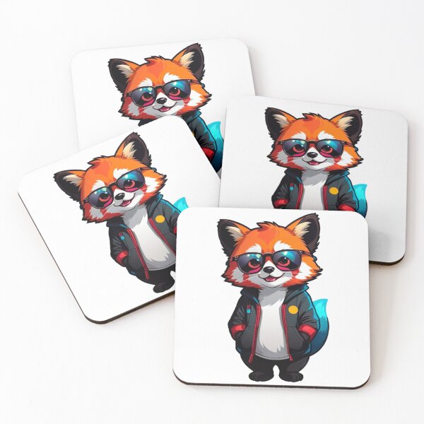 Item preview, red panda sticker designed and sold by chibirando.