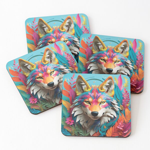 Item preview, beautiful wolf designed and sold by NeedyourArt.