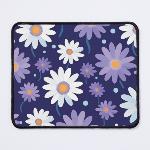 Item preview, Purple White Flower Pattern Aesthetic Marguerite Blasingame Jan Berenstain designed and sold by SMARTKIT  DESIGNAGENCY.