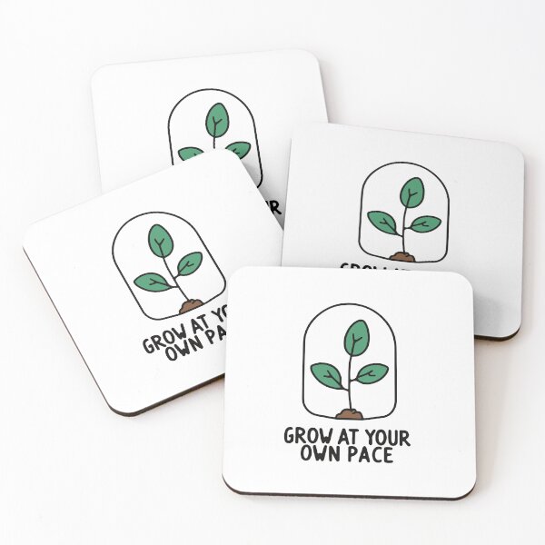 Item preview, Grow at Your Own Pace - Seedling Line Art designed and sold by NiftyWrx.
