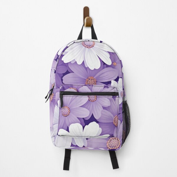 Item preview, Purple White Flower Pattern Aesthetic Marguerite Blasingame Jan Berenstain designed and sold by SMARTKIT DESIGNAGENCY.