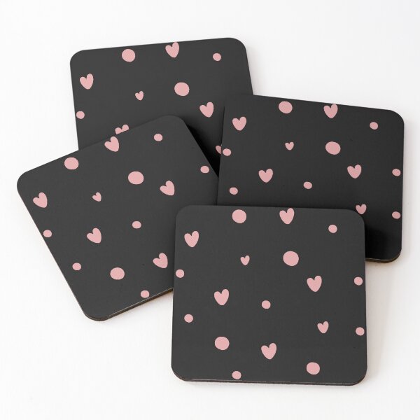 Item preview, Tiny Pink Hearts & Dots designed and sold by PatternInArt.
