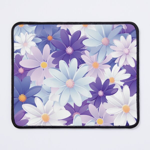 Item preview, Purple White Flower Pattern Aesthetic Marguerite Blasingame Jan Berenstain designed and sold by SMARTKIT DESIGNAGENCY.
