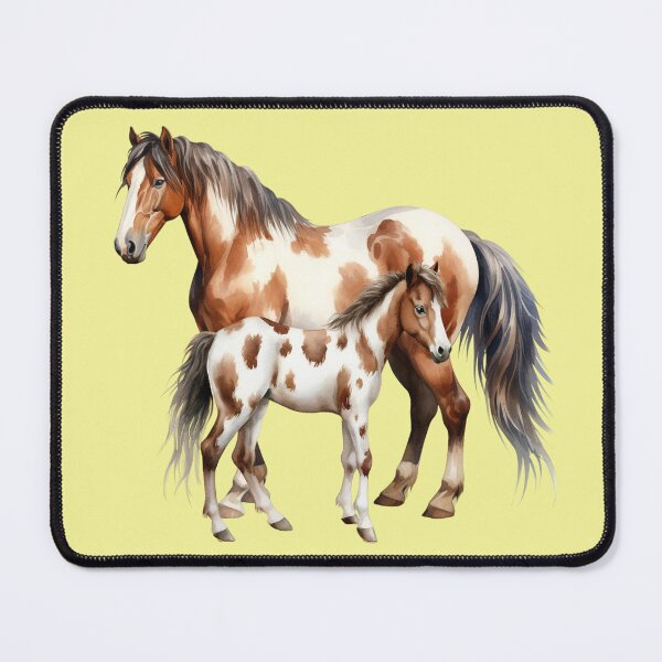 Item preview, Mare and foal, wild horses designed and sold by LoneAngel.