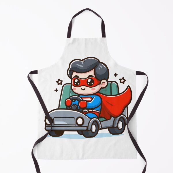Item preview, Kawaii Superhero With Steering Wheel designed and sold by CanvasCutie.