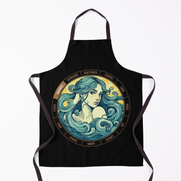 Item preview, ZODIAC Aquarius - Astrological AQUARIUS - AQUARIUS - ZODIAC sign - Van Gogh style - 10 designed and sold by ArtProjectShop.