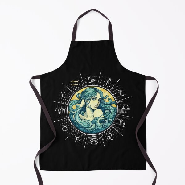 Item preview, ZODIAC Aquarius - Astrological AQUARIUS - AQUARIUS - ZODIAC sign - Van Gogh style - 11 designed and sold by ArtProjectShop.